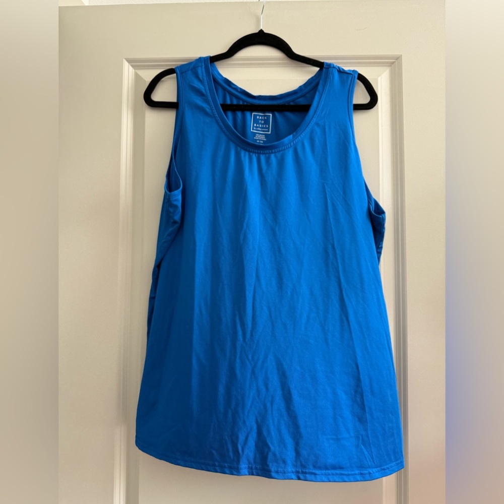 Ashley Stewart Vibrant Blue Tank Top